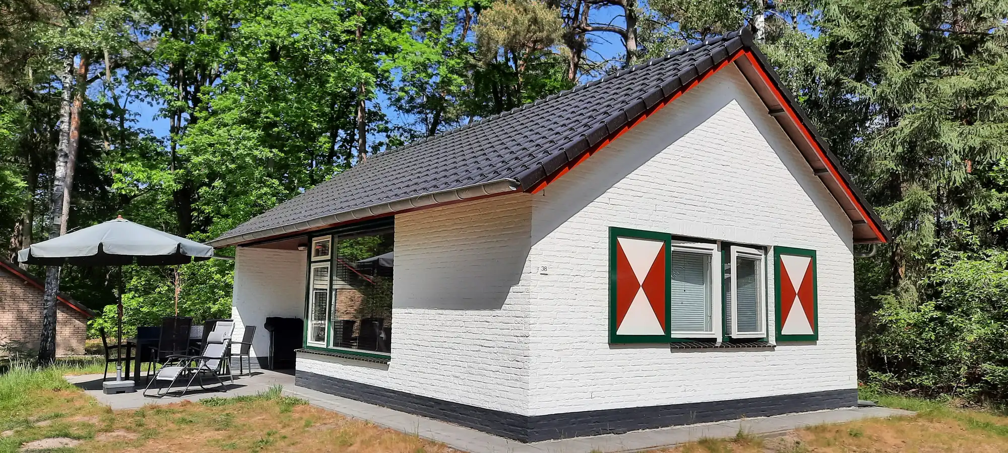 Huisje 38 Groenling, rustige ligging