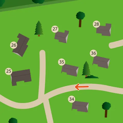 Park map with house 35 in the centre