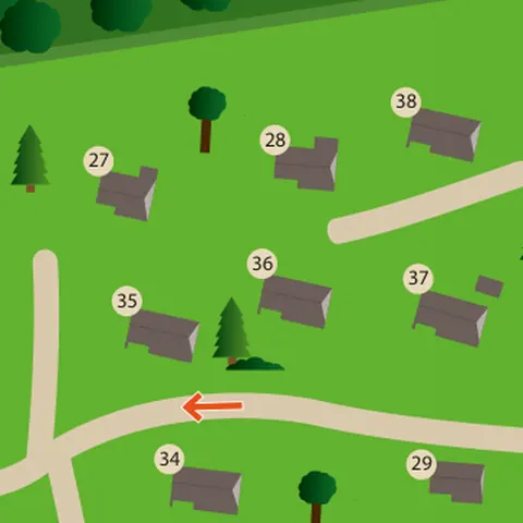 Park map with house 36 in the centre