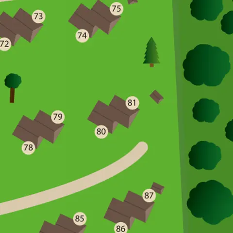Park map with house 80/81 in the centre